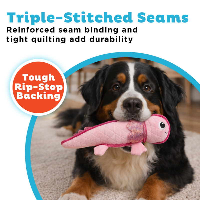 Outward Hound Dog Toy Xtreme Seamz Axolotl Pnk MD