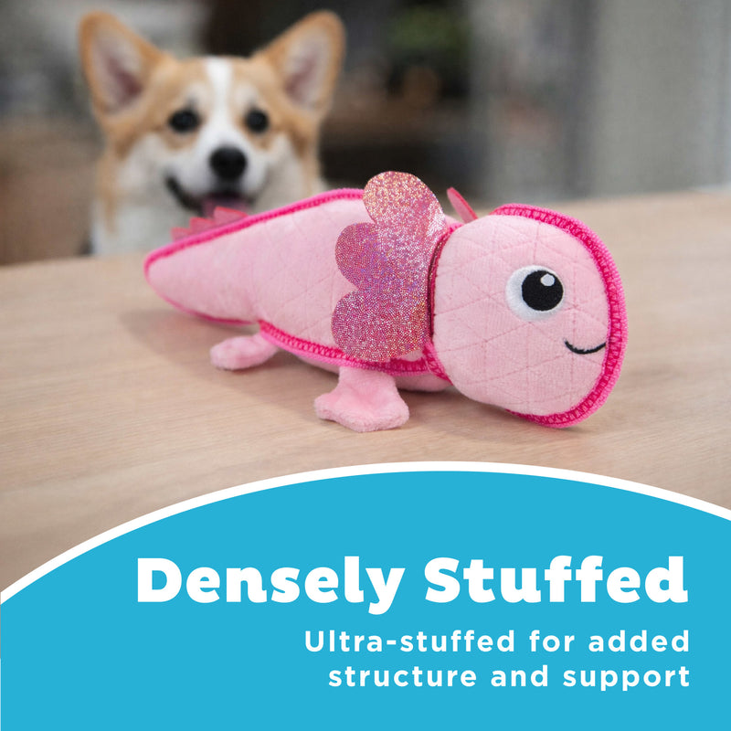 Outward Hound Dog Toy Xtreme Seamz Axolotl Pnk MD