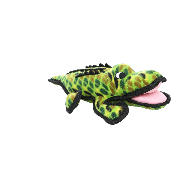Tuffy® Medium Alligator Ultra Durable Plush Dog Toy, Multiple Layers & Reinforced Seams