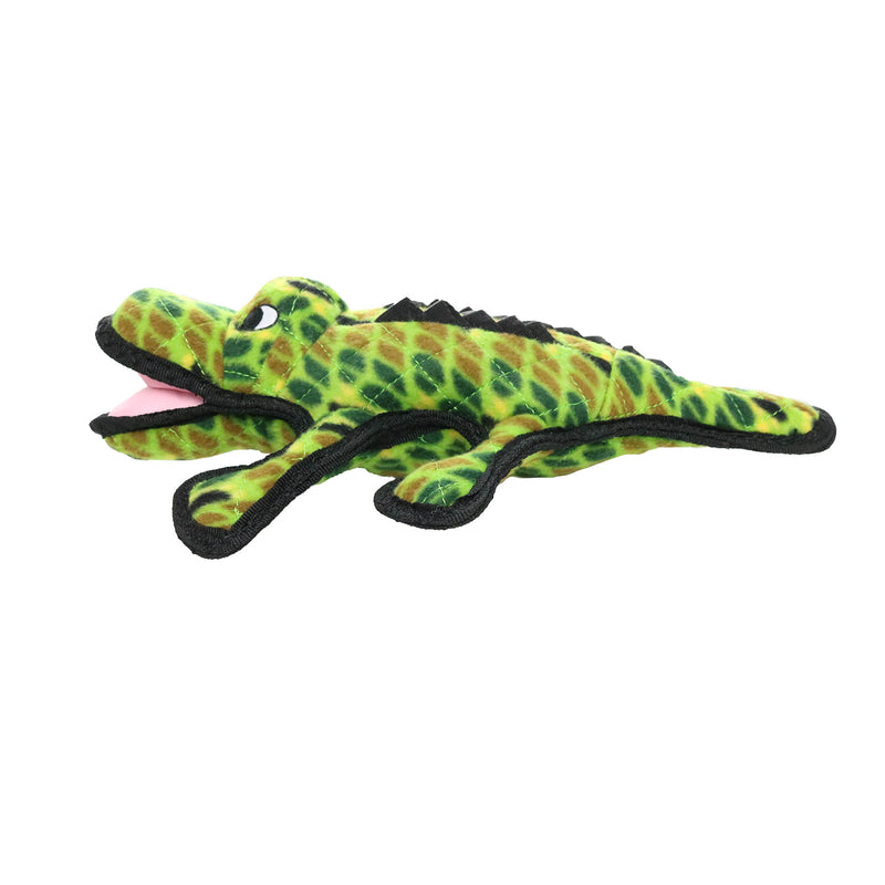 Tuffy® Medium Alligator Ultra Durable Plush Dog Toy, Multiple Layers & Reinforced Seams