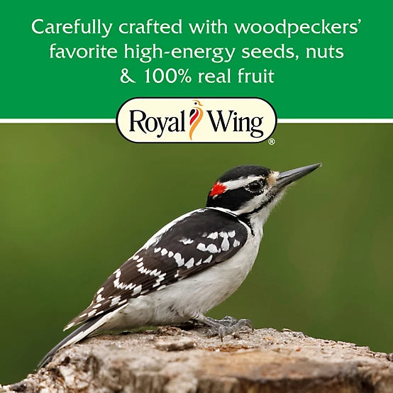 Royal Wing High-Energy Woodpecker Suet Cake