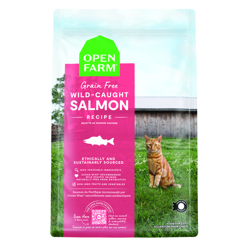 Open Farm Wild-Caught Salmon Grain-Free Cat Kibble