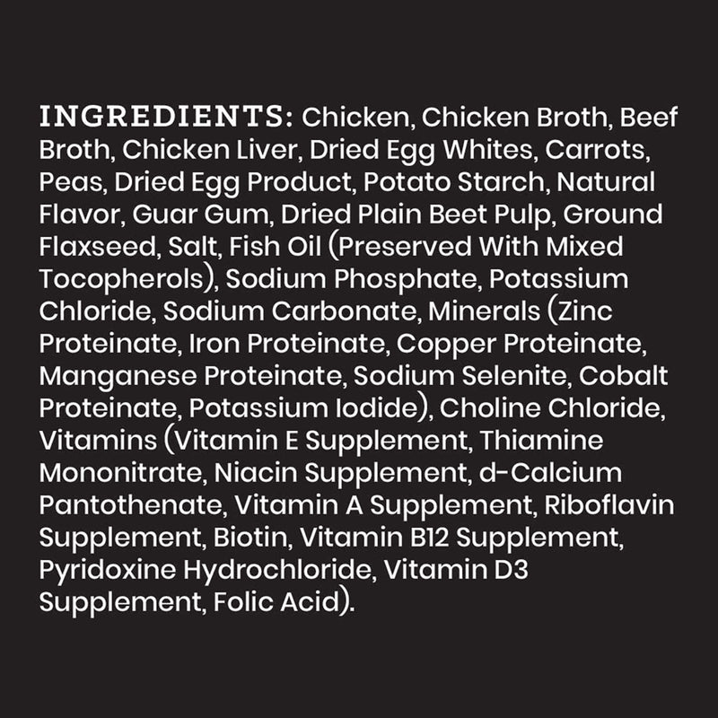 VICTOR Grain Free Formula with Chicken and Vegetables Stew Cuts in Gravy for Dogs Ingredients