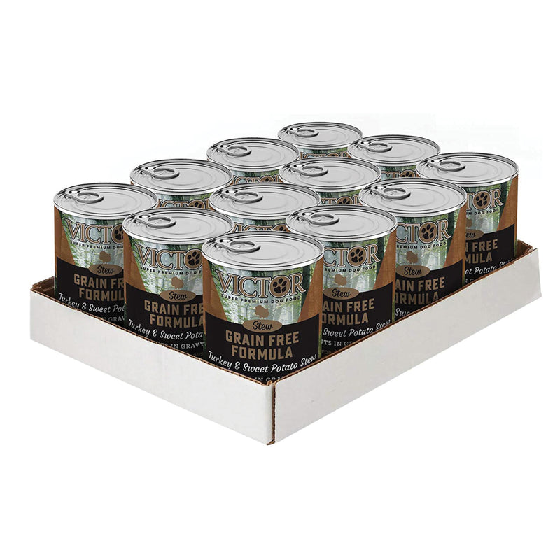 VICTOR Grain Free Formula Turkey & Sweet Potato Stew Cuts in Gravy for Dogs