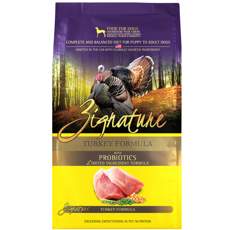 Zignature Turkey Formula Dry Dog Food, 4lb
