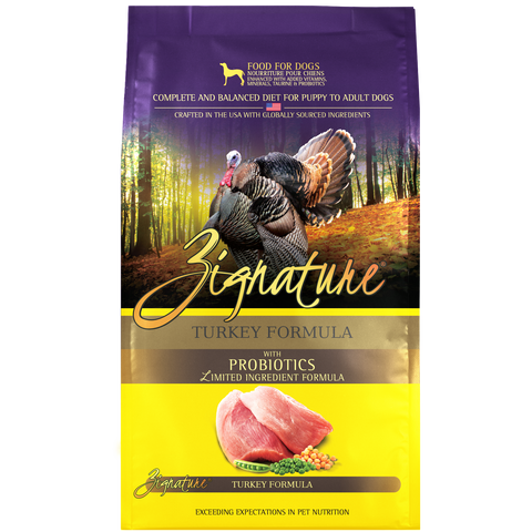 Zignature Turkey Formula Dry Dog Food, 4lb