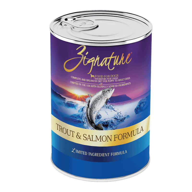 Zignature Trout & Salmon Formula For Dog Canned Food, 13oz