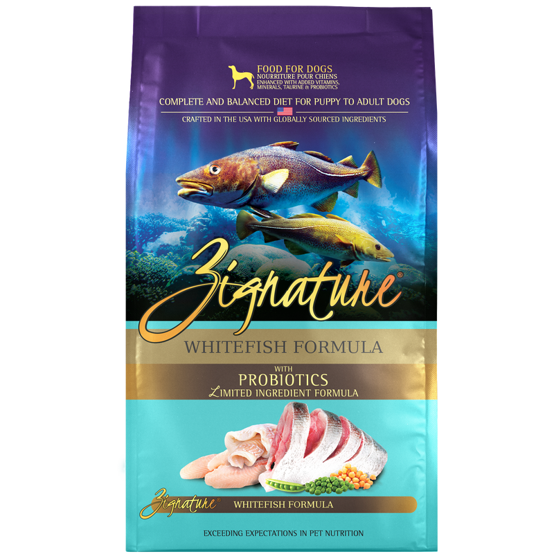 Zignature Whitefish Formula Dry Dog Food, 4lb
