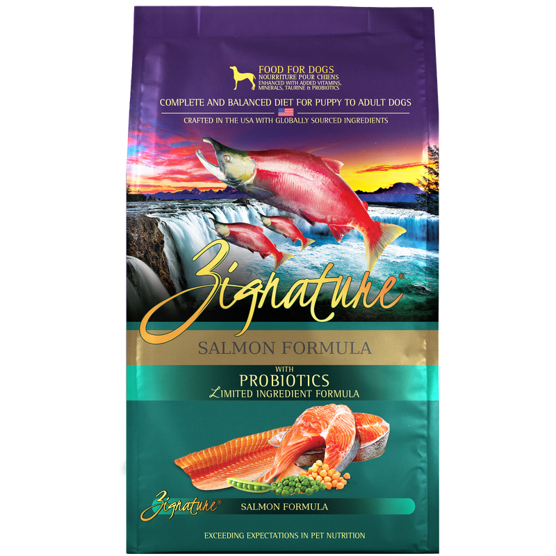 Zignature Salmon Formula Dry Dog Food, 4lb