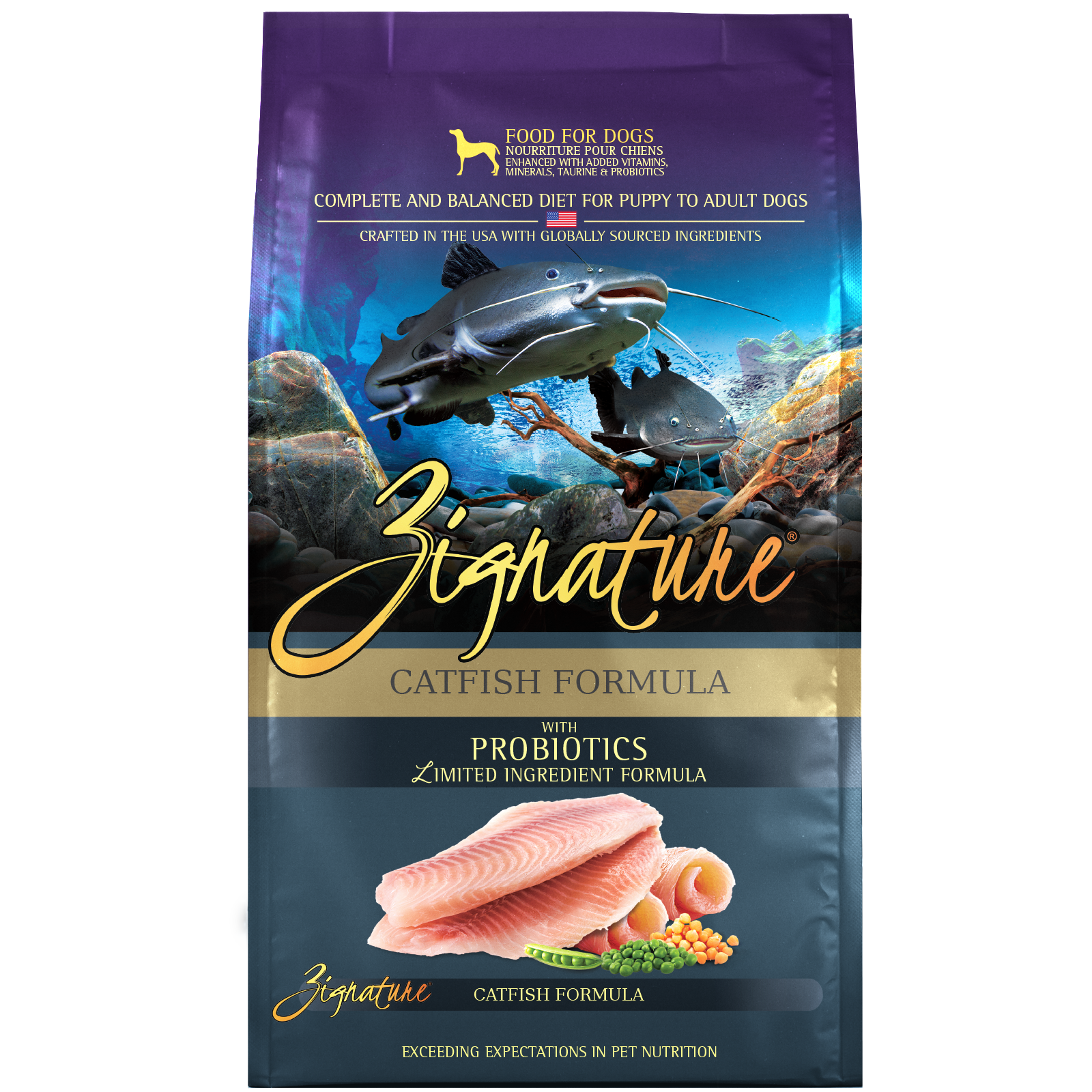 Zignature Catfish Formula Dry Dog Food, 4lb – Petsense