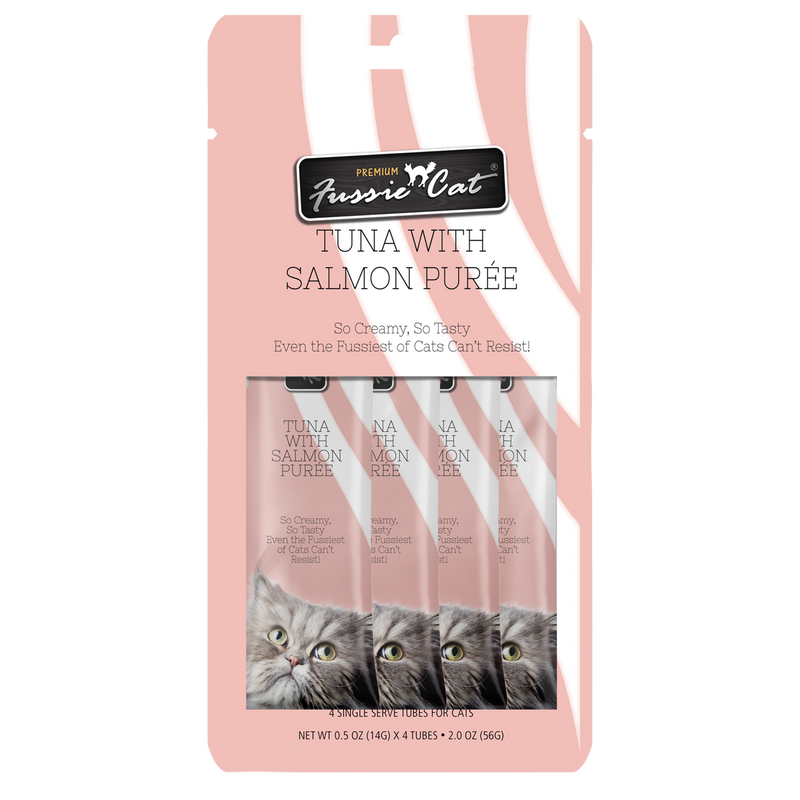 Fussie Cat 2oz Tuna & Salmon Puree Cat Food