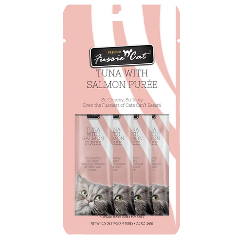 Fussie Cat 2oz Tuna & Salmon Puree Cat Food