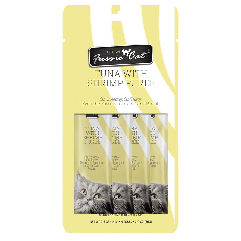 Fussie Cat 2oz Tuna & Shrimp Puree Cat Food