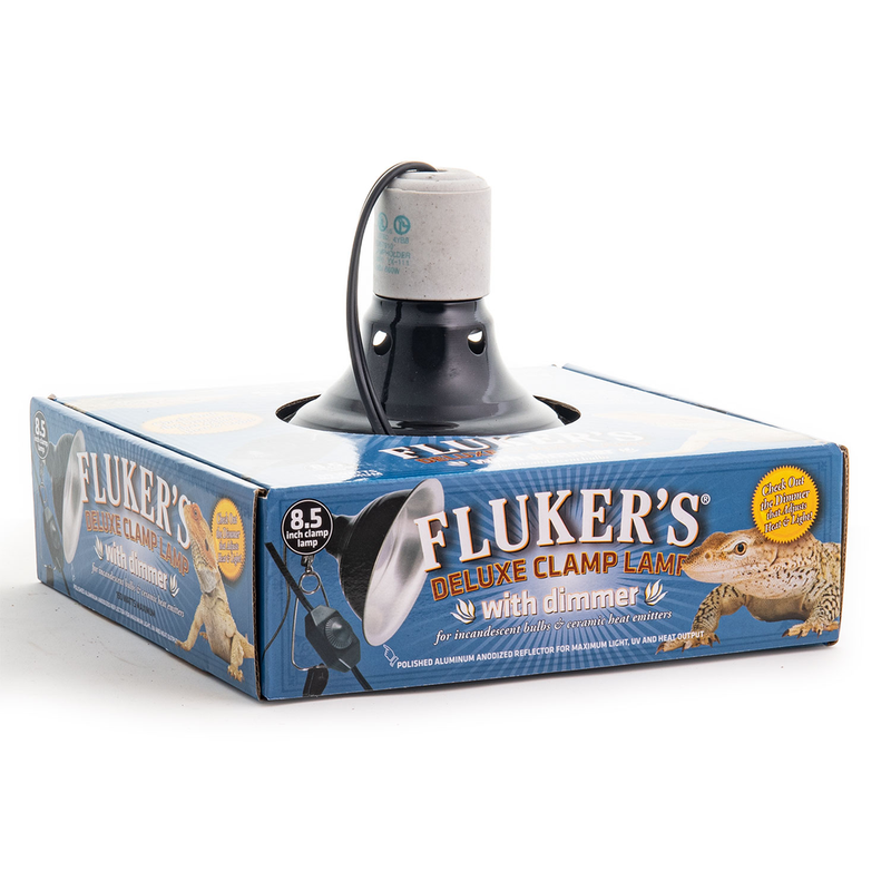 Flukers Dimmable Clamp Lamp 8.5”