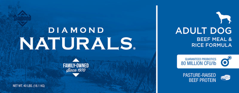 Diamond Naturals Beef Meal & Rice Formula Adult Dry Dog Food