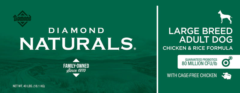 Diamond Naturals Large Breed Chicken & Rice Formula Adult Dry Dog Food