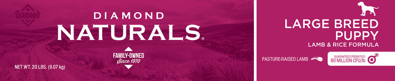 Diamond Naturals Large Breed Lamb & Rice Formula Puppy Dry Food
