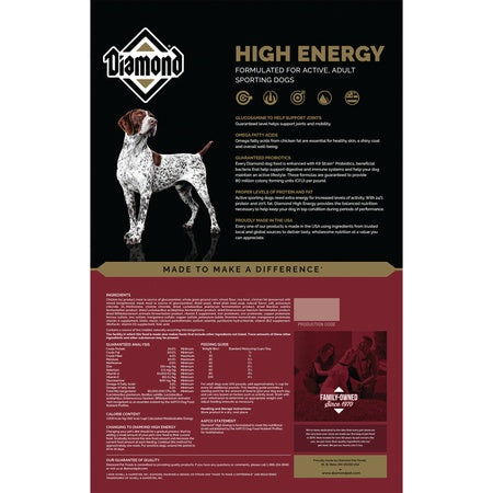 Diamond High Energy Dry Dog Food