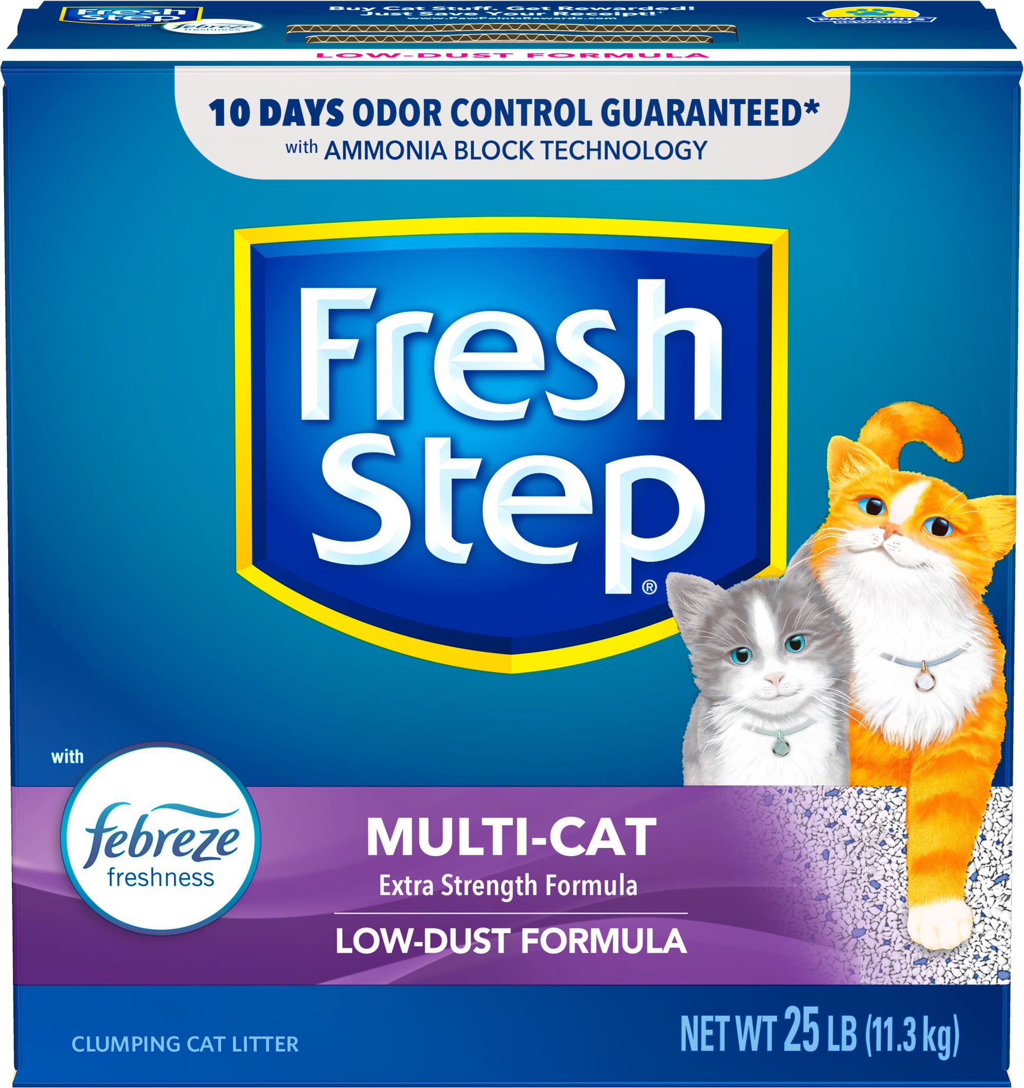 Fresh Step Best Cat Food For Odor Control Fresh Step Clumping Litter With  Febreze Gain Scent