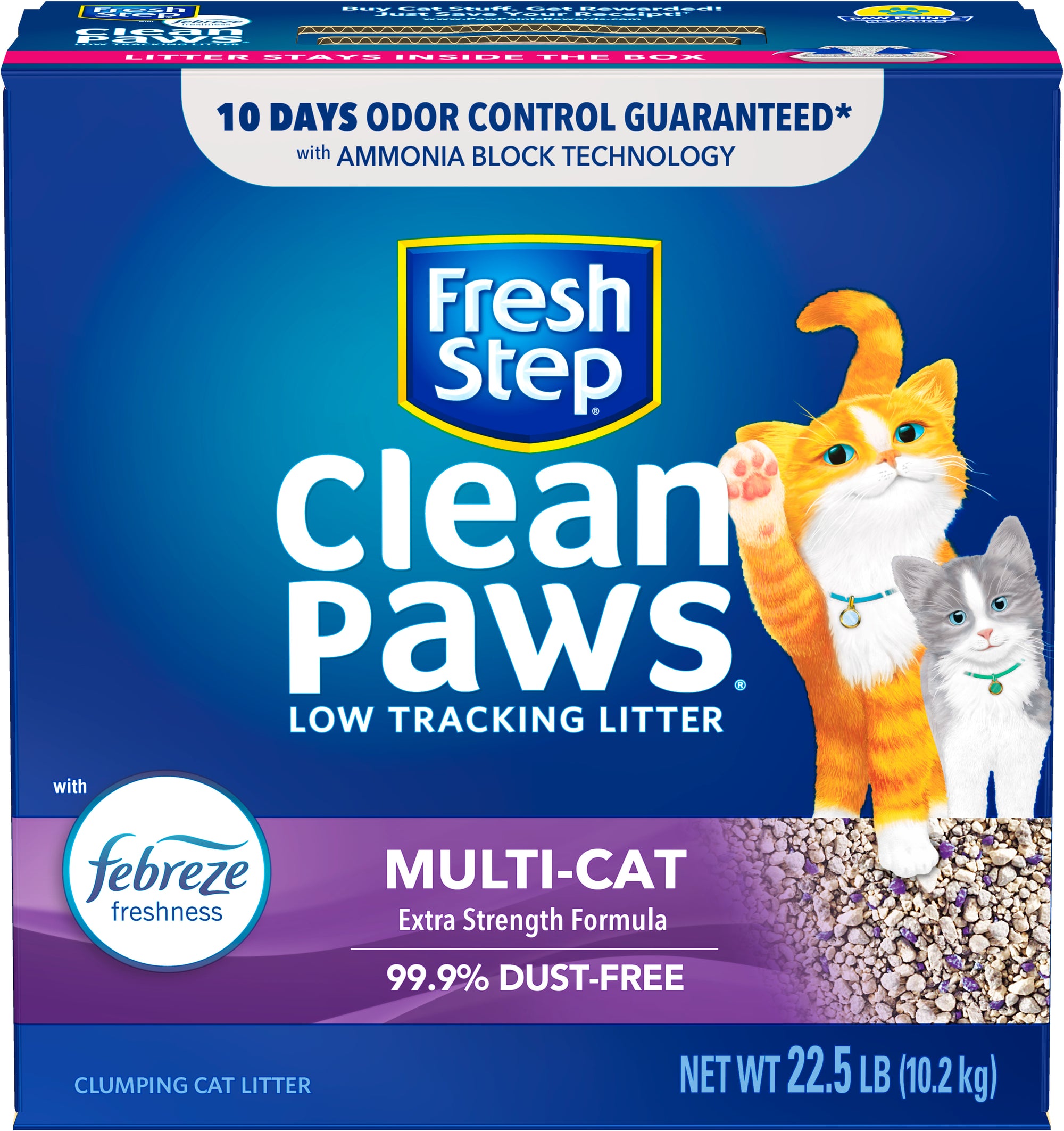 Fresh Step Clean Paws Multi-cat Dust Free Scented – Petsense