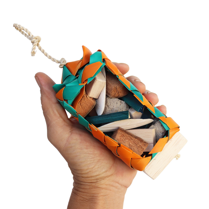 Happy Beaks Treasure Chest Small Bird Toy