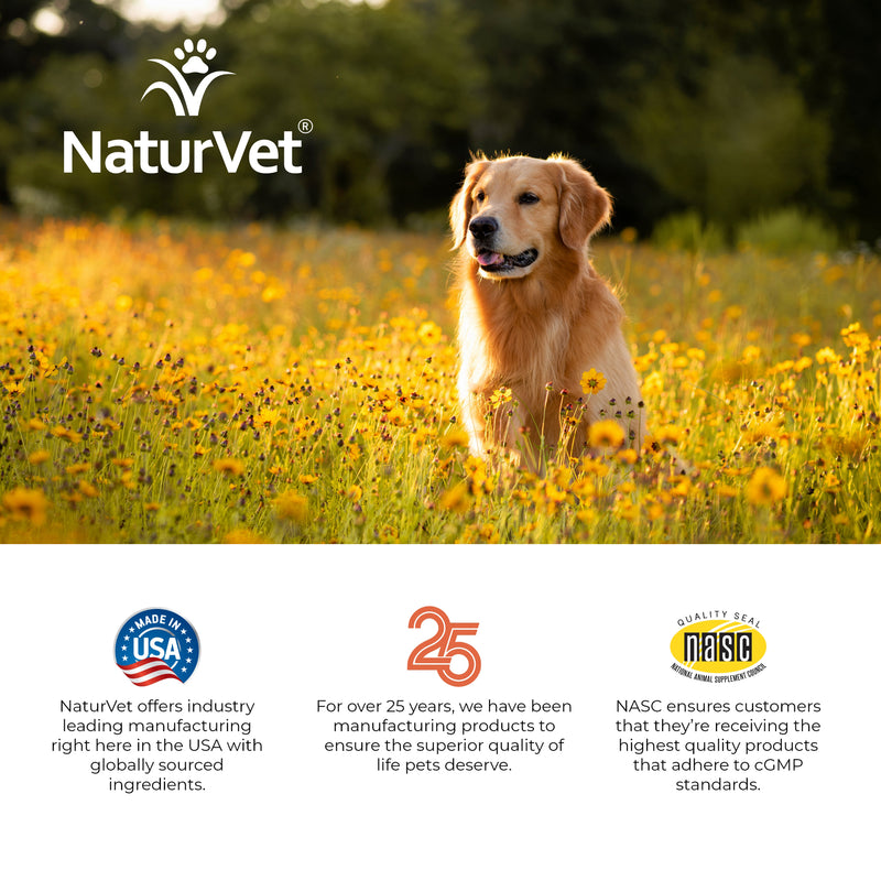 NaturVet Hemp Allergy Aid Plus Hemp Seed Supplement for Dogs