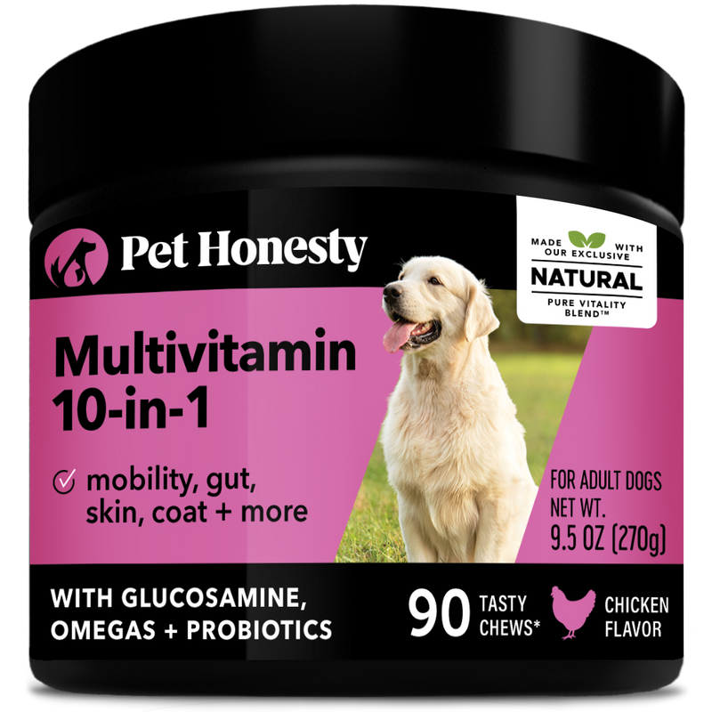 Pet Honesty 10-for-1 Multivitamin Chicken Soft Chew for Dogs