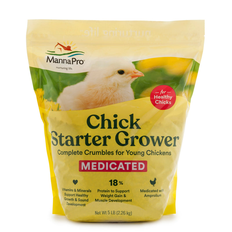 Manna Pro Medicated Chick Starter 5lb