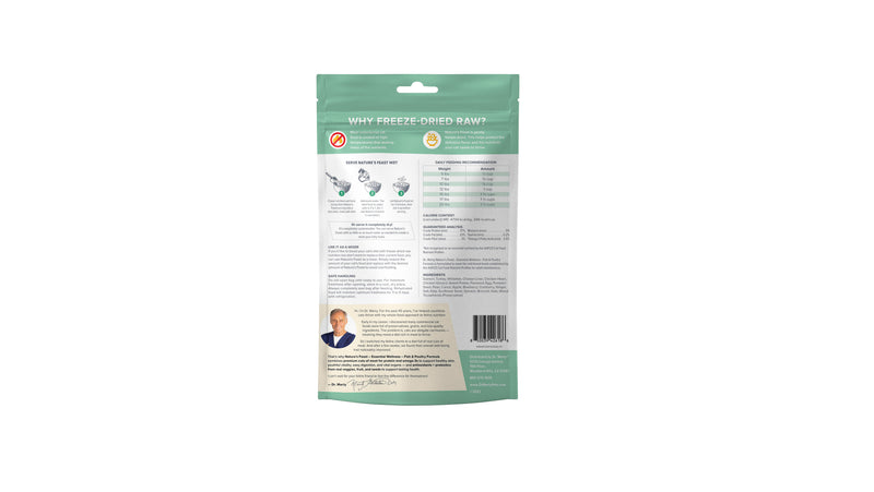 Dr. Marty Nature's Feast Essential Wellness Fish & Poultry Freeze-Dried Raw Cat Food