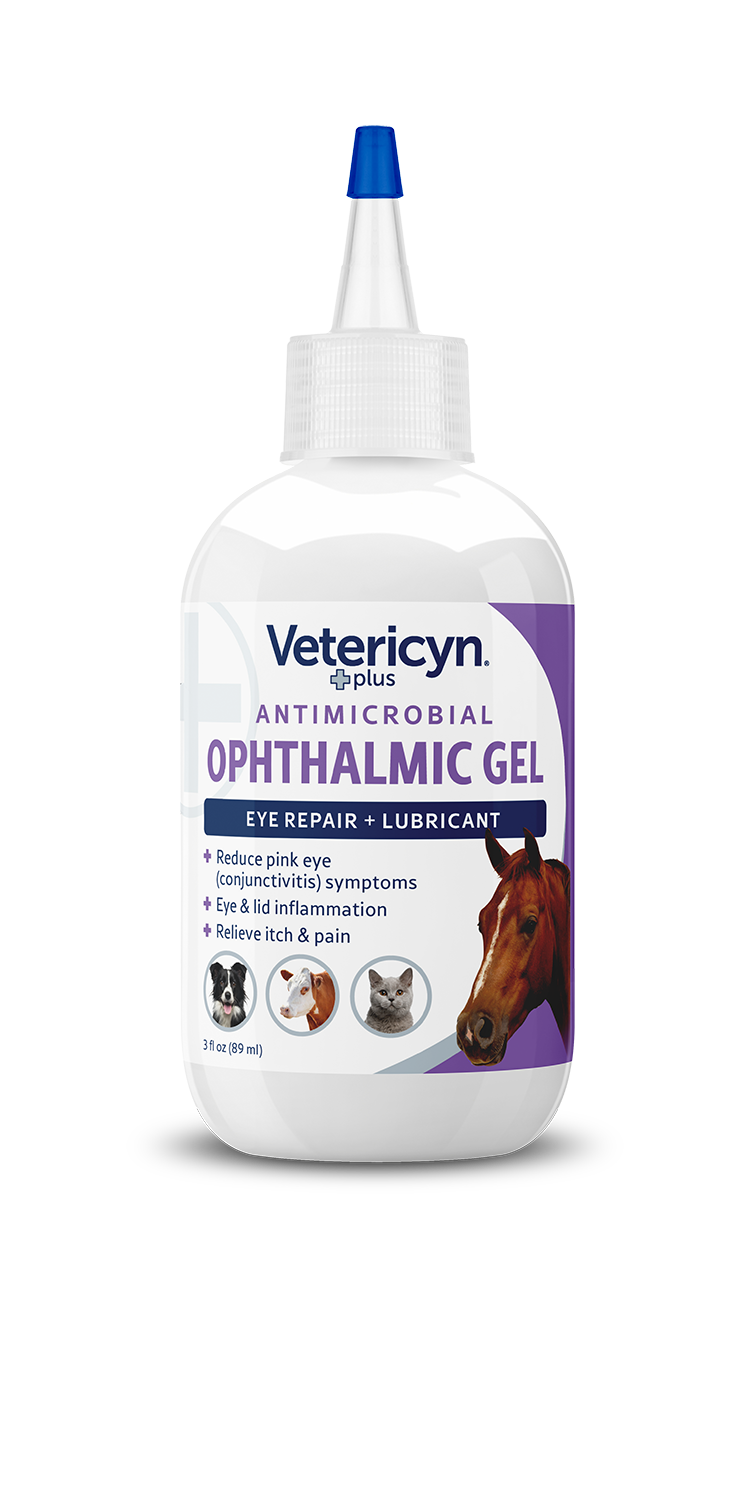 Vetericyn Plus Antimicrobial Ophthalmic Gel for Dogs & Cats, 3-ounce