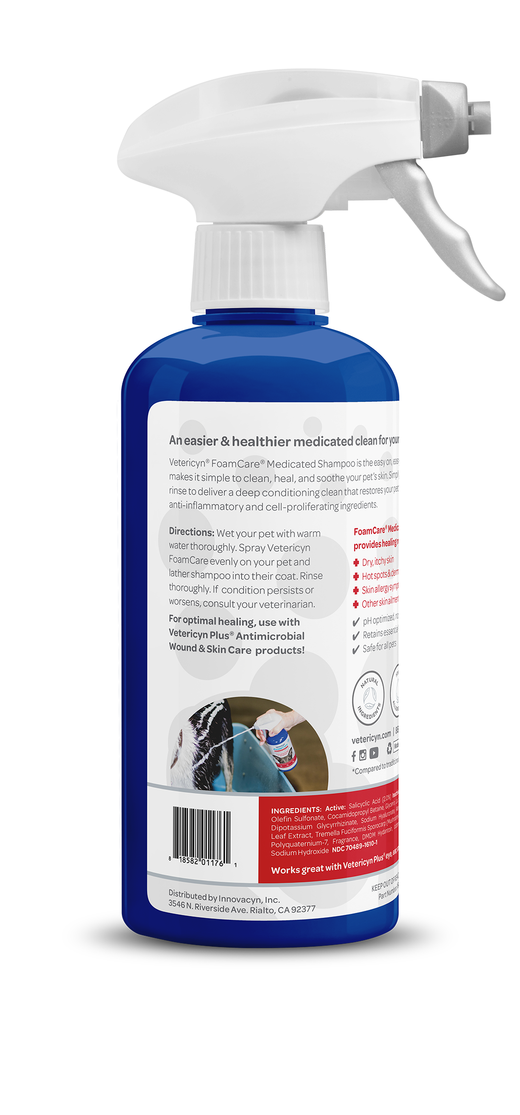 Vetericyn foamcare medicated deals shampoo