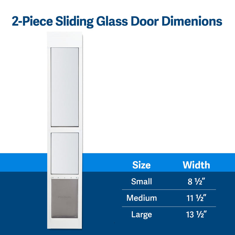 PetSafe® Sliding Glass Pet Door, 2-Piece