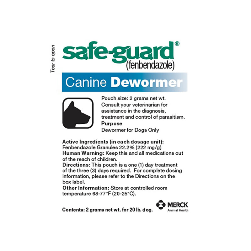 Safe-Guard Canine Dewormer 2 GM
