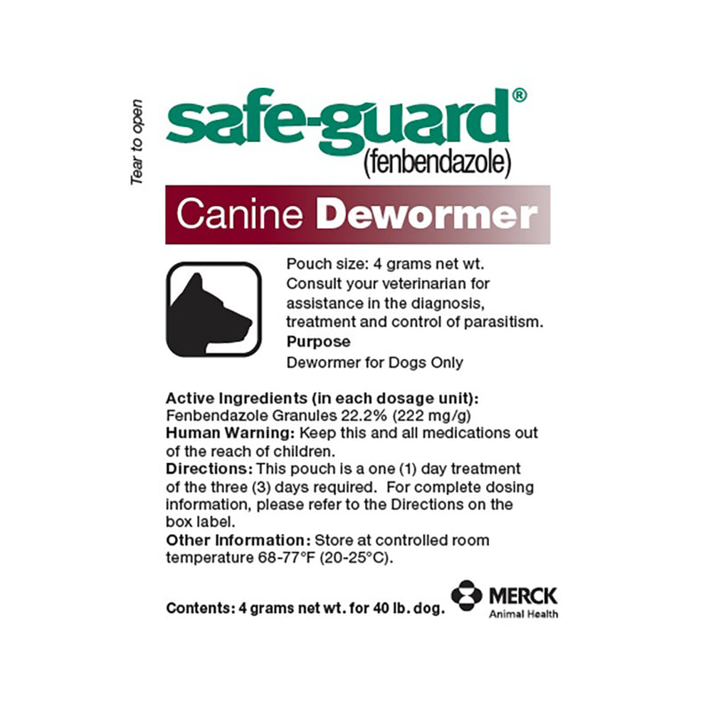 safe-Guard Canine Dewormer 4 GM