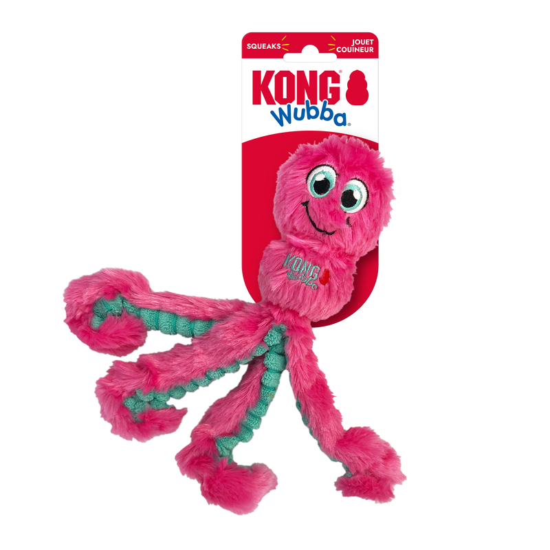 KONG Dog Wubba Octopus Assorted Sm