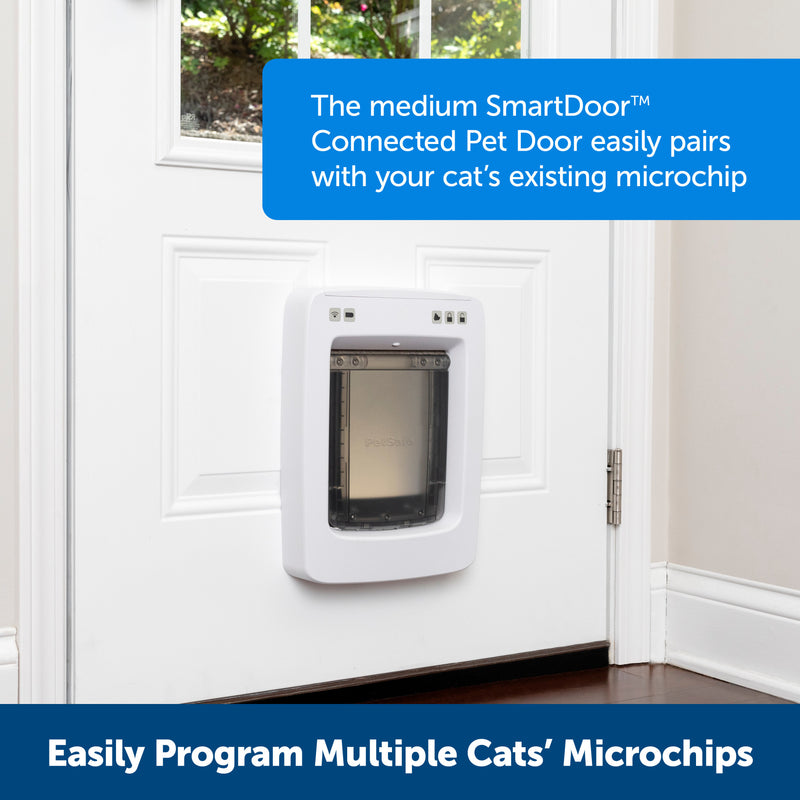 PetSafe® NEVER RUST SmartDoor™ Connected Pet Door, Dog and Cat, Medium