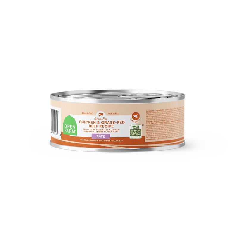 Open Farm Chicken & Grass-Fed Beef Pâté Cat Wet