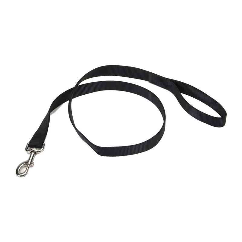 Coastal® Single-Ply Dog Leash, Black 3/8" x 6'