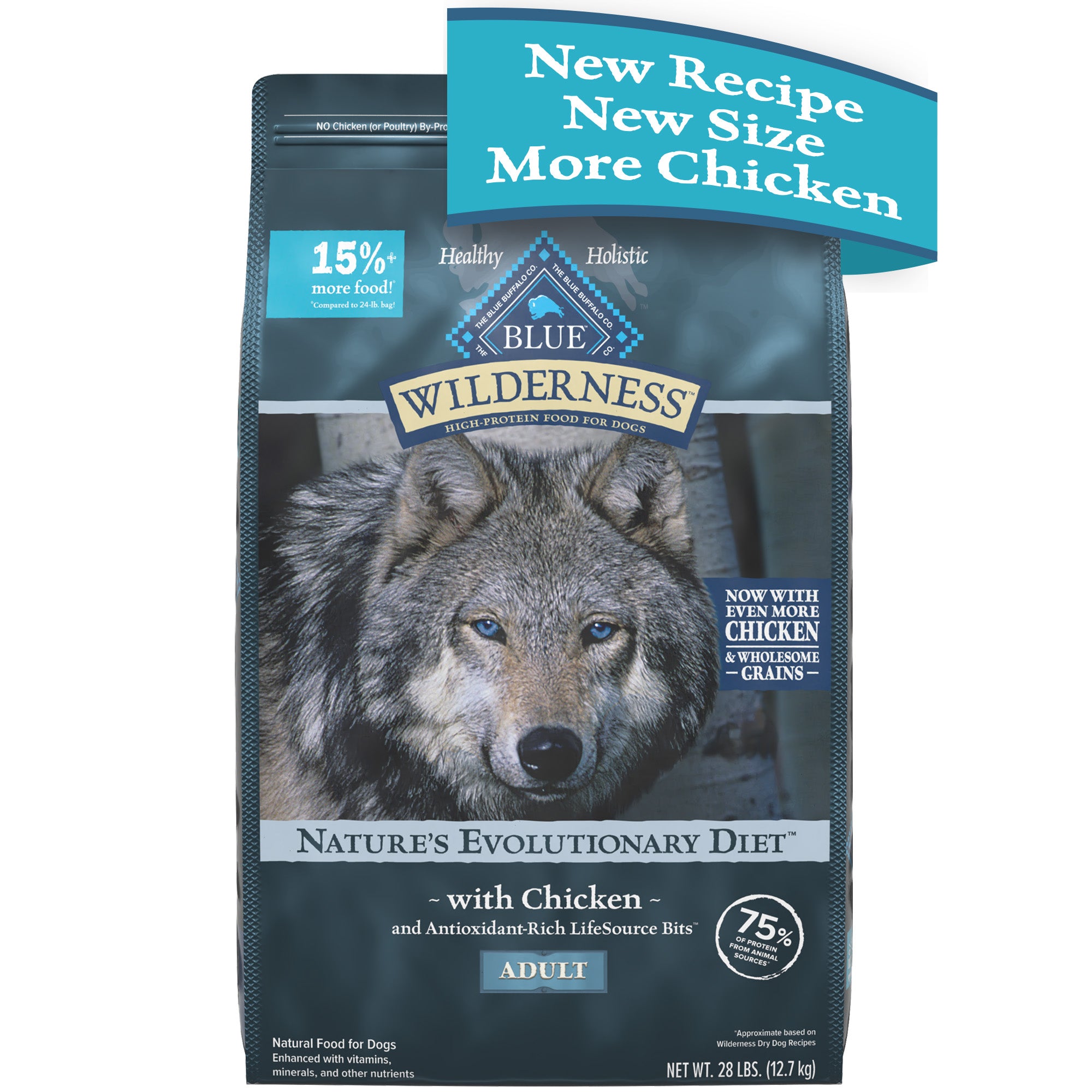 Blue Buffalo Wilderness Wolf Wilderness Dog Food BLUE BUFFALO