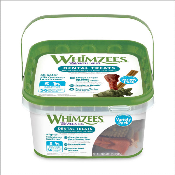Whimzees Dental Chew Variety Pack Dog Treats
