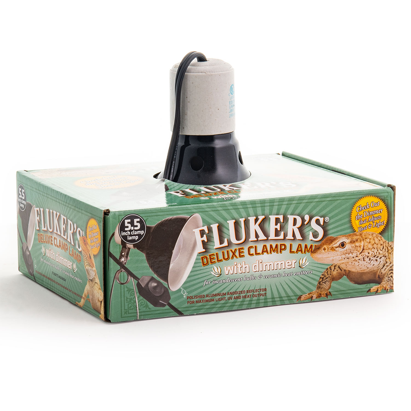 Flukers Dimmable Clamp Lamp 5.5”