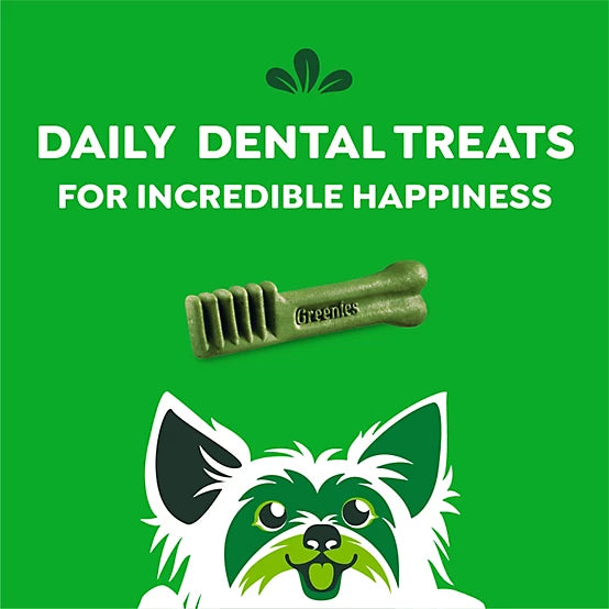 Greenies Dental Dog Treats for Regular Dogs 25-50 lb.