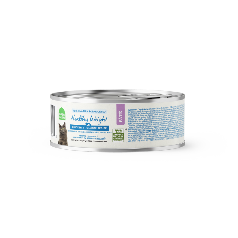 Open Farm Chicken & Pollock Healthy Weight Pâté Cat Wet
