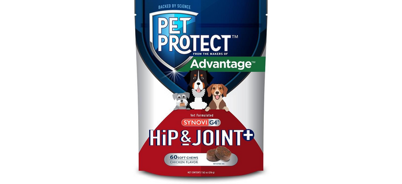 Pet Protect Hip and Joint with Synovi G4 Soft Chews for Dogs