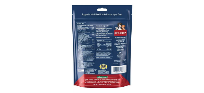 Pet Protect Hip and Joint with Synovi G4 Soft Chews for Dogs