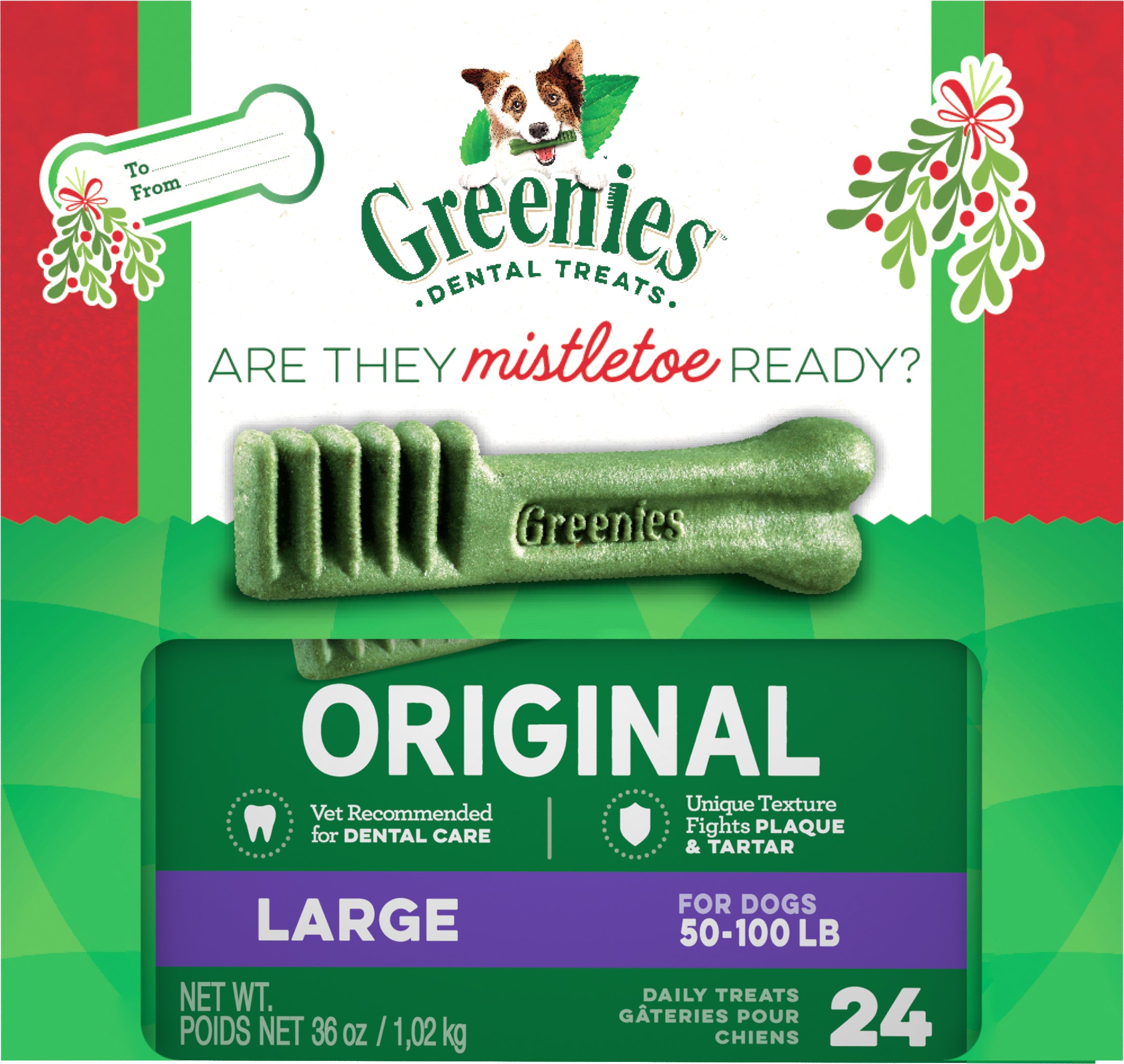 GREENIES Original Large Natural Dog Dental Care Chews Oral Health