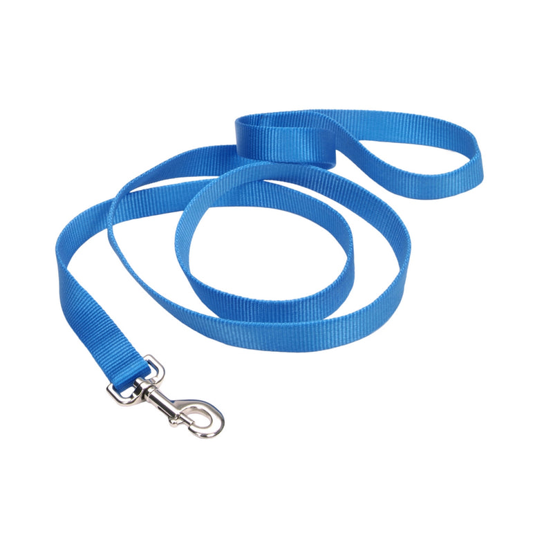 Coastal® Single-Ply Dog Leash, Light Blue 5/8" x 6'