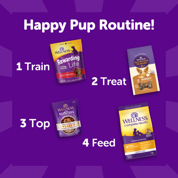 Wellness Rewarding Life Beef & Turkey Recipe Dog Treats, 6 oz. Bag