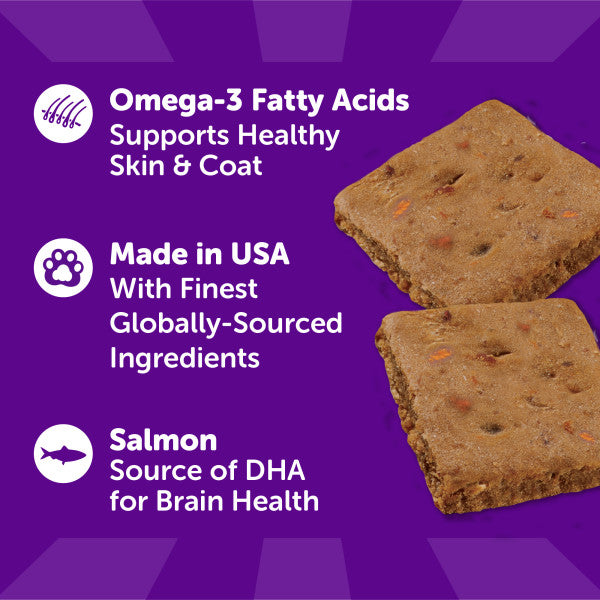 Wellness Rewarding Life Lamb & Salmon Recipe Dog Treats, 6 oz. Bag