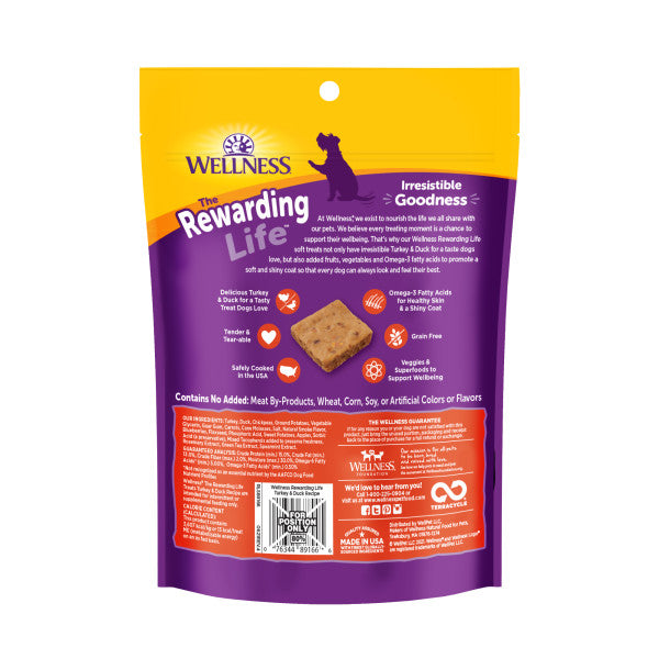 Wellness Rewarding Life Turkey & Duck Bites 6oz